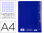 Cuaderno espiral liderpapel a4 micro serie azul tapa blanda 80h 80 gr cuadro5mm - 1