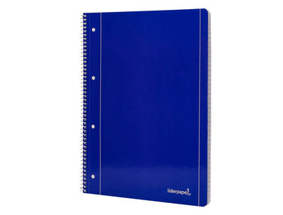 Cuaderno espiral liderpapel a4 micro serie azul tapa blanda 80h 80 gr horizontal - Foto 3