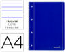 Cuaderno espiral liderpapel a4 micro serie azul tapa blanda 80h 80 gr horizontal