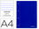 Cuaderno espiral liderpapel a4 micro serie azul tapa blanda 80h 80 gr horizontal - 1