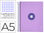 Cuaderno espiral liderpapel a5 micro antartik tapa forrada120h 100 gr cuadro 5mm - 1