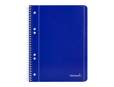 Cuaderno espiral liderpapel a5 micro serie azul tapa blanda 80h 75 gr horizontal - Foto 3