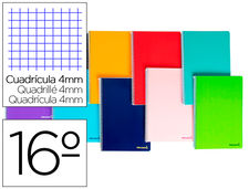 Cuaderno espiral liderpapel bolsillo dieciseavo smart tapa blanda 80h 60gr