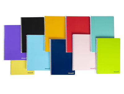 Cuaderno espiral liderpapel cuarto smart tapa blanda 80h 60gr rayado montessori - Foto 2