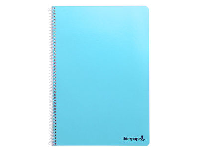 Cuaderno espiral liderpapel folio smart tapa blanda 80h 60gr pauta 3,5mm con - Foto 3