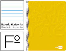 Cuaderno espiral liderpapel folio write tapa blanda 80h 60gr horizontal con