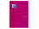Cuaderno espiral oxford ebook 1 tapa extradura din a4+ 80 h cuadricula 5 mm rosa - Foto 2