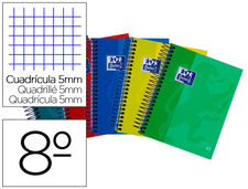 Cuaderno espiral oxford ebook 4 tapa extradura 8 120 hojas cuadricula 5 mm