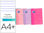 Cuaderno espiral oxford ebook 5 tapa extradura din a4+ 120 h horizontal colores - 1