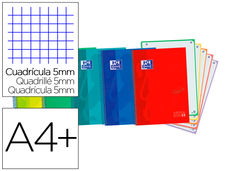 Cuaderno espiral oxford ebook 5 tapa extradura din a4+ 120 h microperforadas