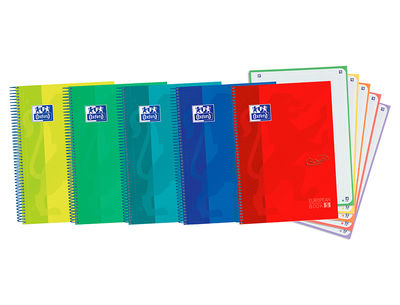 Cuaderno espiral oxford ebook 5 tapa extradura din a4+ 120 h microperforadas - Foto 2