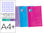 Cuaderno espiral oxford ebook 5 tapa extradura din a4+ 120 hojas cuadro 5 mm con - 1