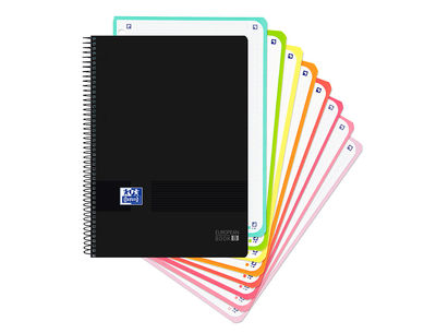 Cuaderno espiral oxford ebook 8 tapa plastico din a4+ 160 h cuadricula 5 mm - Foto 2