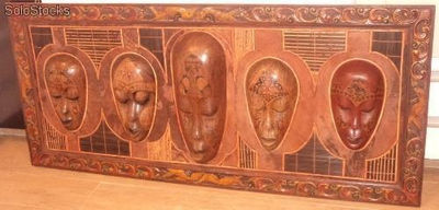 Cuadro de mascaras africano - Foto 2