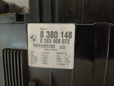Cuadro instrumentos / 8380148 / motometer / 0263606072 / 4656480 para bmw serie - Foto 4