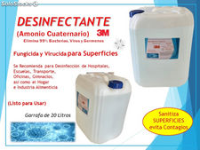 Cuaternario de amonio desinfectante de superficies