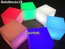 Cube Led Licht Stuhl, glühender geführter Stimmung Lichtwürfel