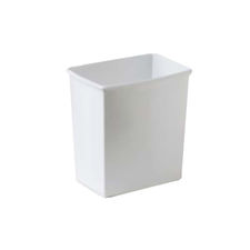 Cubeta alimentaria alta 12 litros 28x20,5x27cm blanco