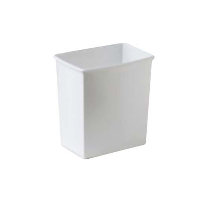 Cubeta alimentaria alta 26 litros 31,5x28,5x38cm blanco