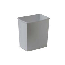 Cubeta alimentaria alta 26 litros 31,5x28,5x38cm plata