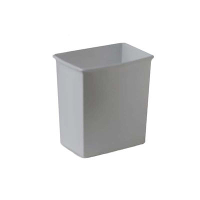 Cubeta alimentaria alta 8 litros 25x18x23,5cm plata