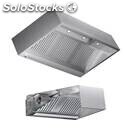 Cubic wall-mounted extractor hood (with motor) - aisi 304 stainless steel -