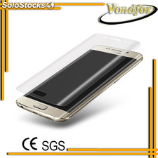 Cubierta transparente TPU 3D curvo para Samsung S7 edge embalaje superior grado