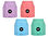 Cubilete portalapices antartik silicona hexagonal colores surtidos pastel - 1