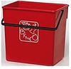 Cubo basura Reciclar rojo 28x20,5x27 cm.C/Asa 12l.