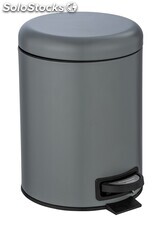 Cubo de basura 3L. Con sistema invisible de bolsa, modelo gris - Sistemas David