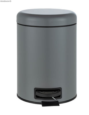 Cubo de basura 3L. Con sistema invisible de bolsa, modelo gris - Sistemas David - Foto 3
