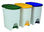 Cubo de basura con separador interior. Capacidad 40 litros (4 Colores) - - Foto 2