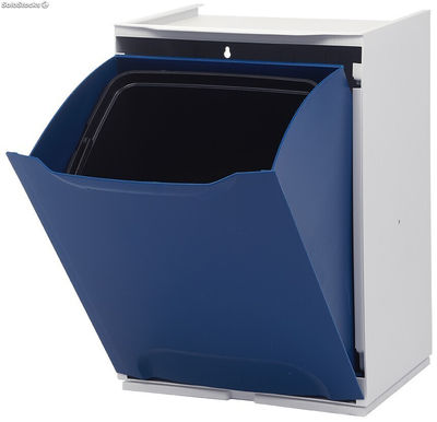 Cubo de basura modular 15 litros. Color Azul - Sistemas David - Foto 2