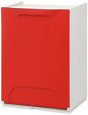 Cubo de basura modular 15 litros. Color Rojo - Sistemas David