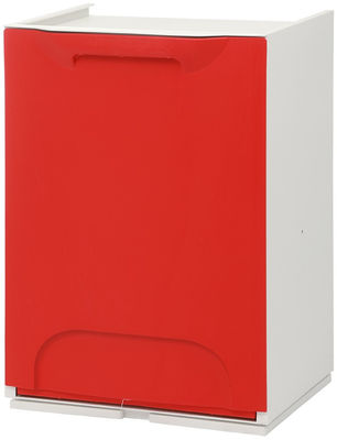 Cubo de basura modular 15 litros. Color Rojo - Sistemas David