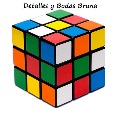 Cubo de Rubik. Regalos detalles Niños Boda, Comunión