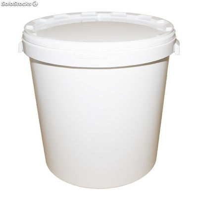 Comprar Cubo con tapa Polipropileno Blanco 5 litros online: 5,50 €