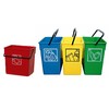 Cubos basura reciclaje de 15 Litros (Sin Tapa)-Pack de 4-