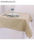 Cubremantel tela hilo Rústico mesa cuadrada 0,87mx0,87m Color Amazona - Foto 3