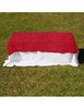 Cubremantel tela hilo Rústico mesa rectangular 1,22x0,60m Color Amazona