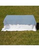 Cubremantel tela hilo Rústico mesa rectangular 1,22x0,60m Color Danubio