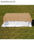 Cubremantel tela hilo Rústico mesa rectangular 1,22x0,60m Color Ebro - Foto 3
