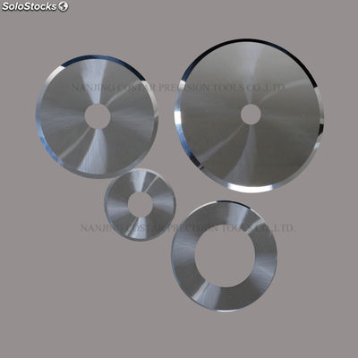 Cuchillas de disco circular para cinta de cartón de película de papel