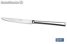 Cuchillo de mesa | Modelo Bari | Fabricado en Acero Inox. 18/10 | Blíster o Pack