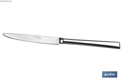 Cuchillo de mesa | Modelo Bari | Fabricado en Acero Inox. 18/10 | Blíster o Pack