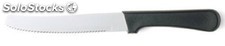 cuchillos para carne filo de sierra con mango de plástico