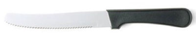 cuchillos para carne filo de sierra con mango de plástico