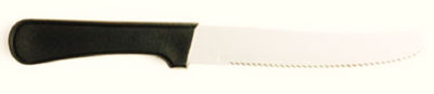 cuchillos para carne filo de sierra con mango de plástico - Foto 2