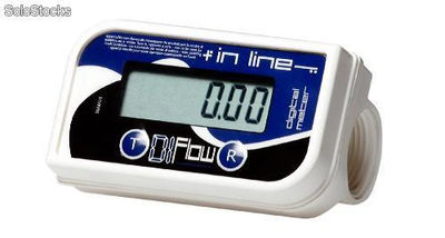 Cuentalitros caudalímetro digital para alimentos caudal hasta 150 lt/min.