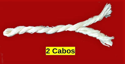 Cuerda de sisal de 2 cabos - Rollo de 400 grs - Foto 2